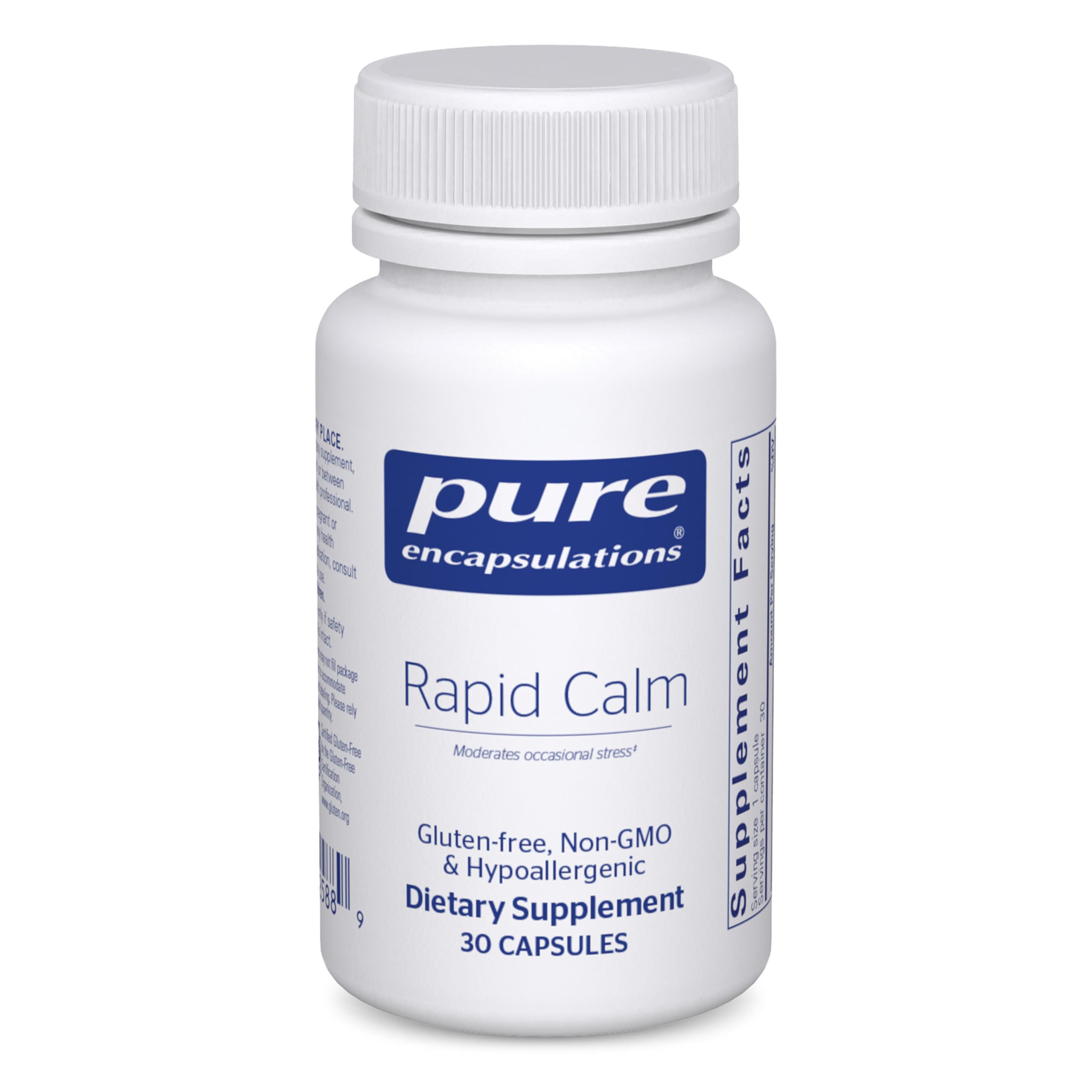 Pure Encapsulations Rapid Calm 60 Capsules front view