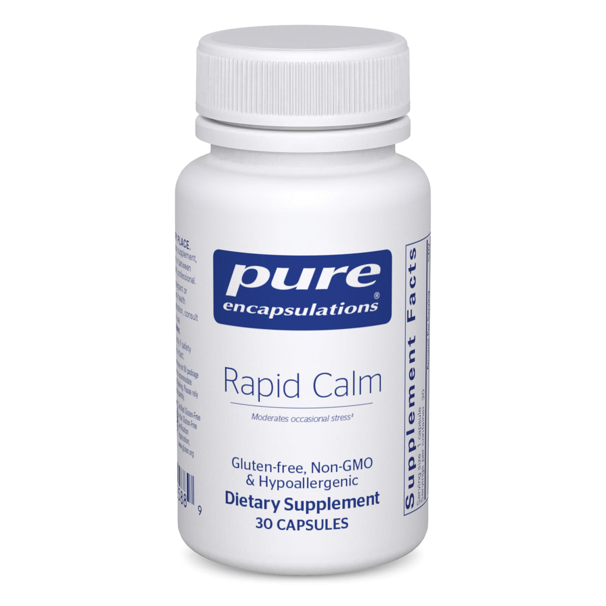 Pure Encapsulations Rapid Calm 60 Capsules front view