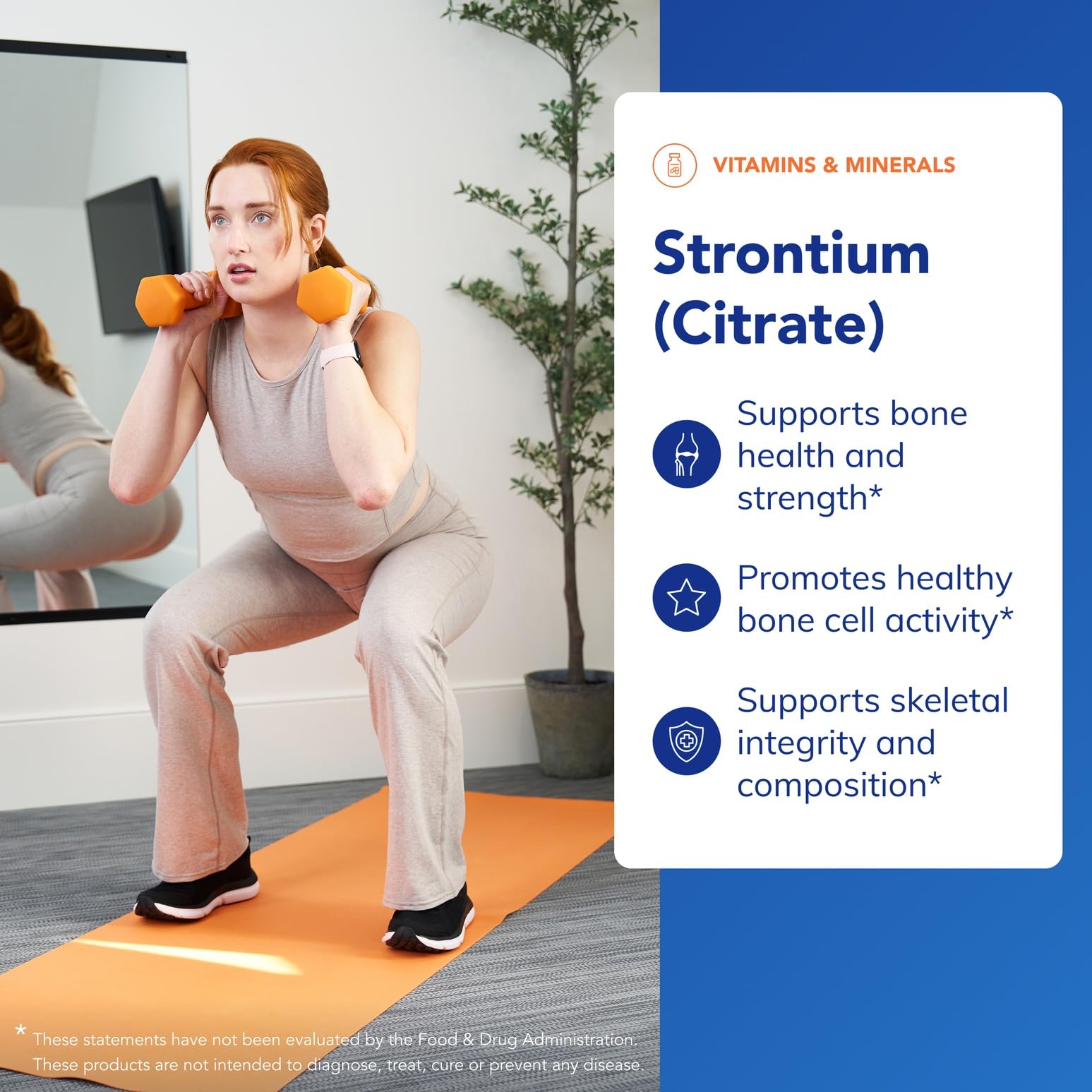Pure Encapsulations Strontium Citrate 227mg bottle side view