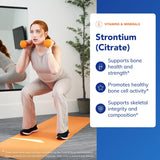 Pure Encapsulations Strontium Citrate 227mg bottle side view