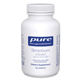 Pure Encapsulations Strontium Citrate 227mg supplement front view