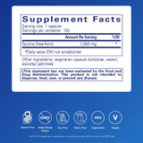 Pure Encapsulations Taurine 1000mg 120 Capsules side view
