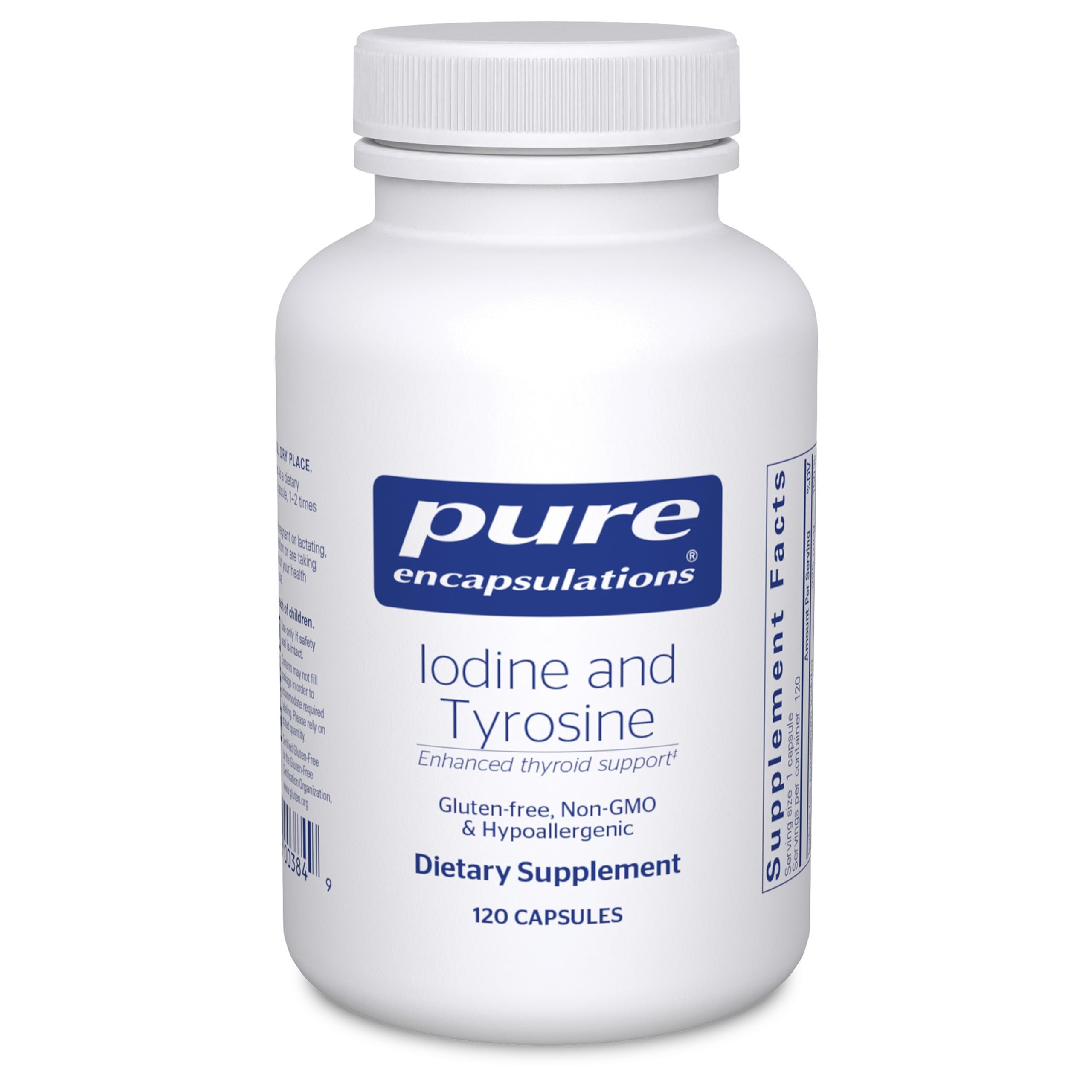 Pure Encapsulations Thyroid Extract supplement bottle front view