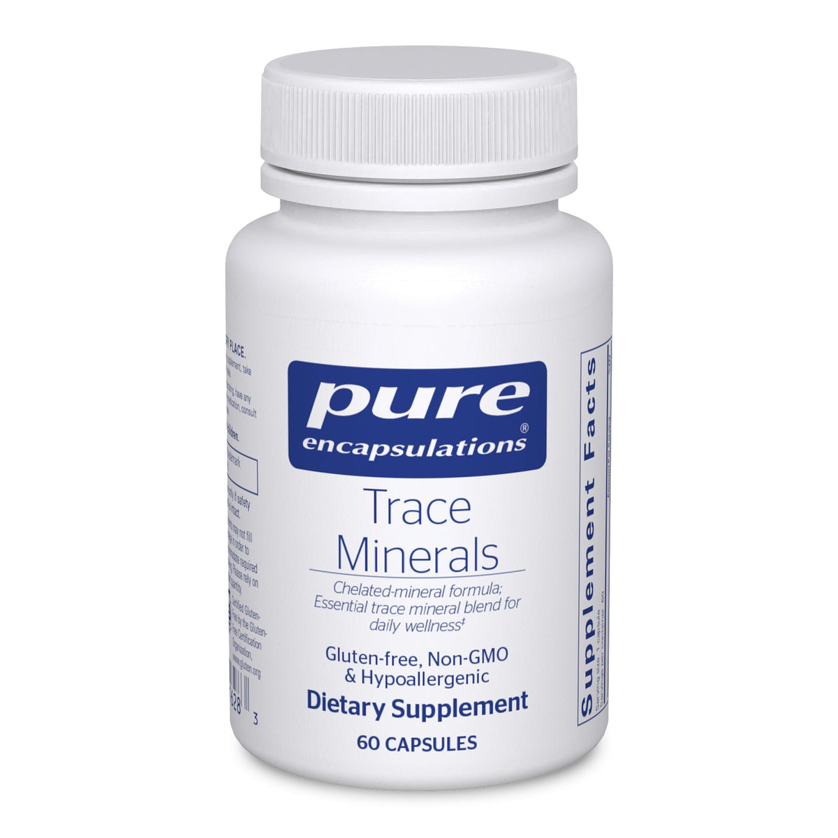 Pure Encapsulations Trace Minerals 32g front view