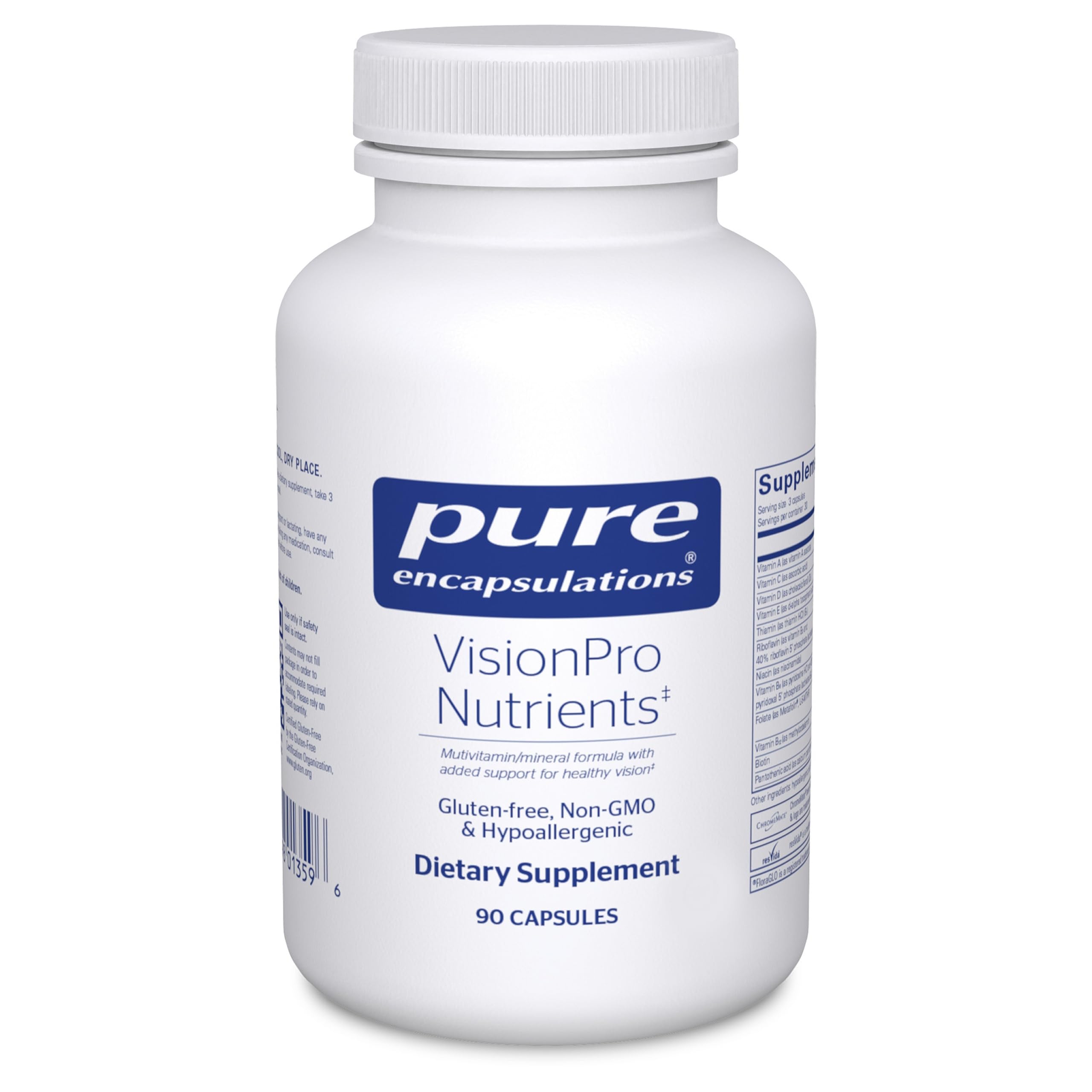 Pure Encapsulations VisionPro Nutrients 68g front view of packaging