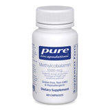 Pure Encapsulations Vitamin B12 Methylcobalamin 1000 mcg capsules front view