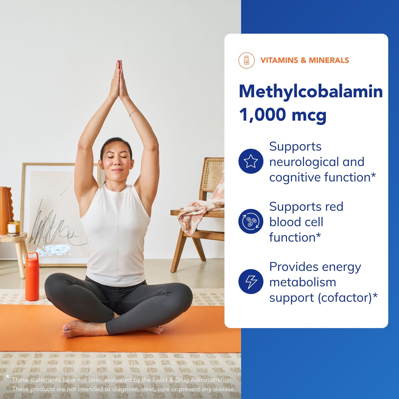 Pure Encapsulations Vitamin B12 Methylcobalamin capsules with packaging