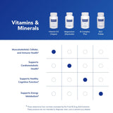 Pure Encapsulations Vitamin D3 capsules on a wooden table
