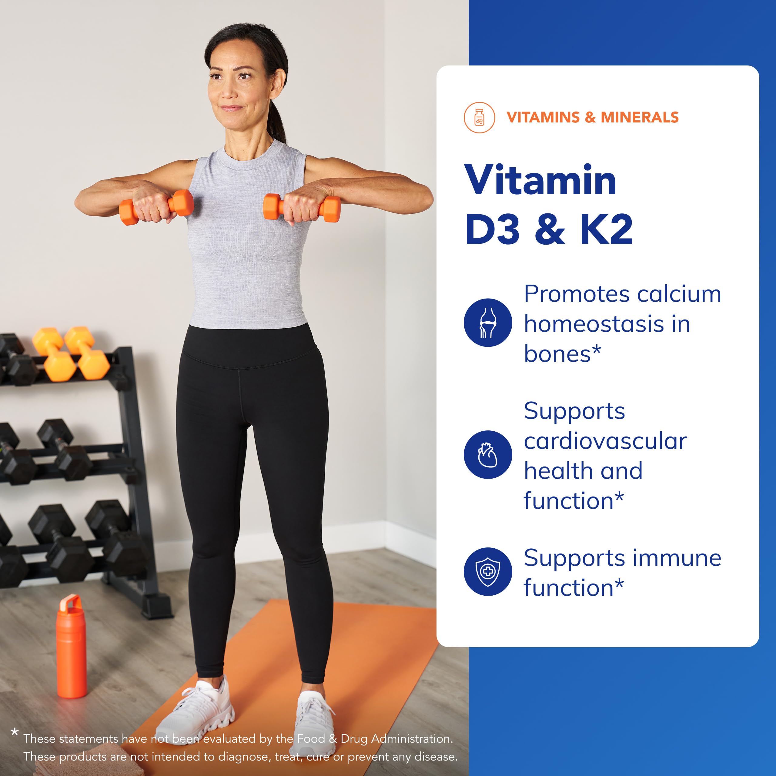 Pure Encapsulations Vitamin D3 & K2 capsules side view showing capsule
