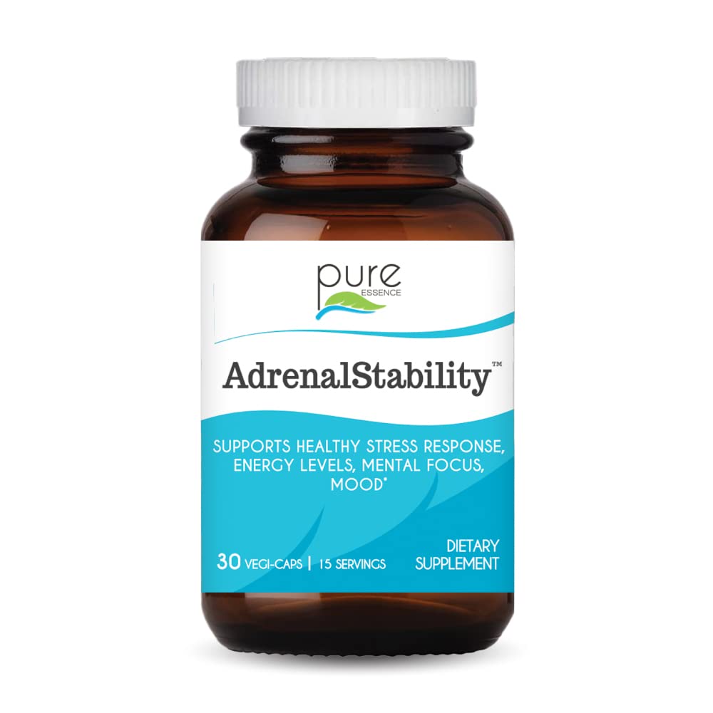 PURE ESSENCE LABS Adrenal Stability 132g supplement front view