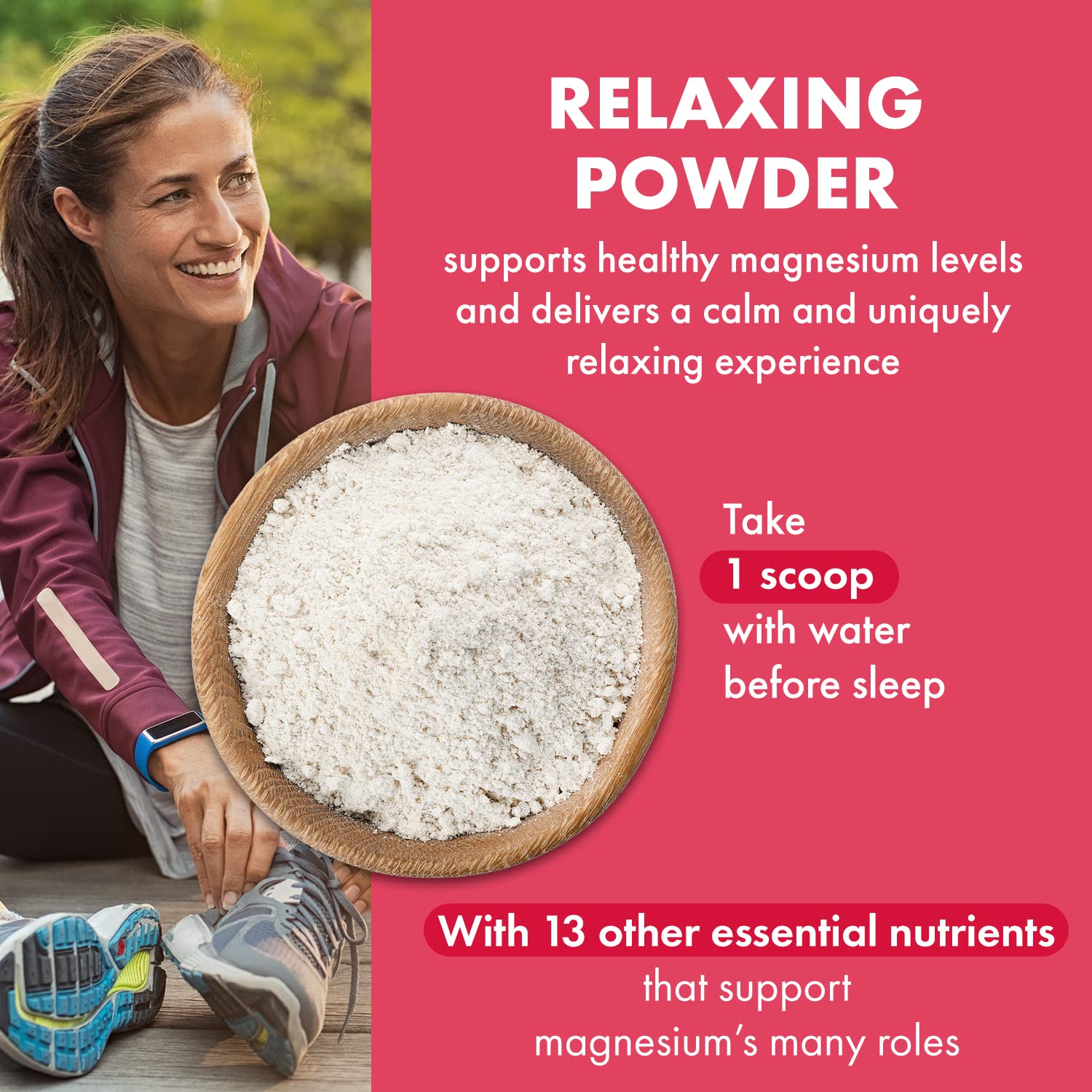 PURE ESSENCE LABS Ionic-Fizz Magnesium Plus powder in Raspberry-Lemonade flavour