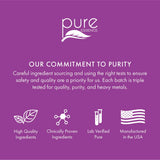PURE ESSENCE LABS Multi-Enzyme Allergy Support on a wooden table