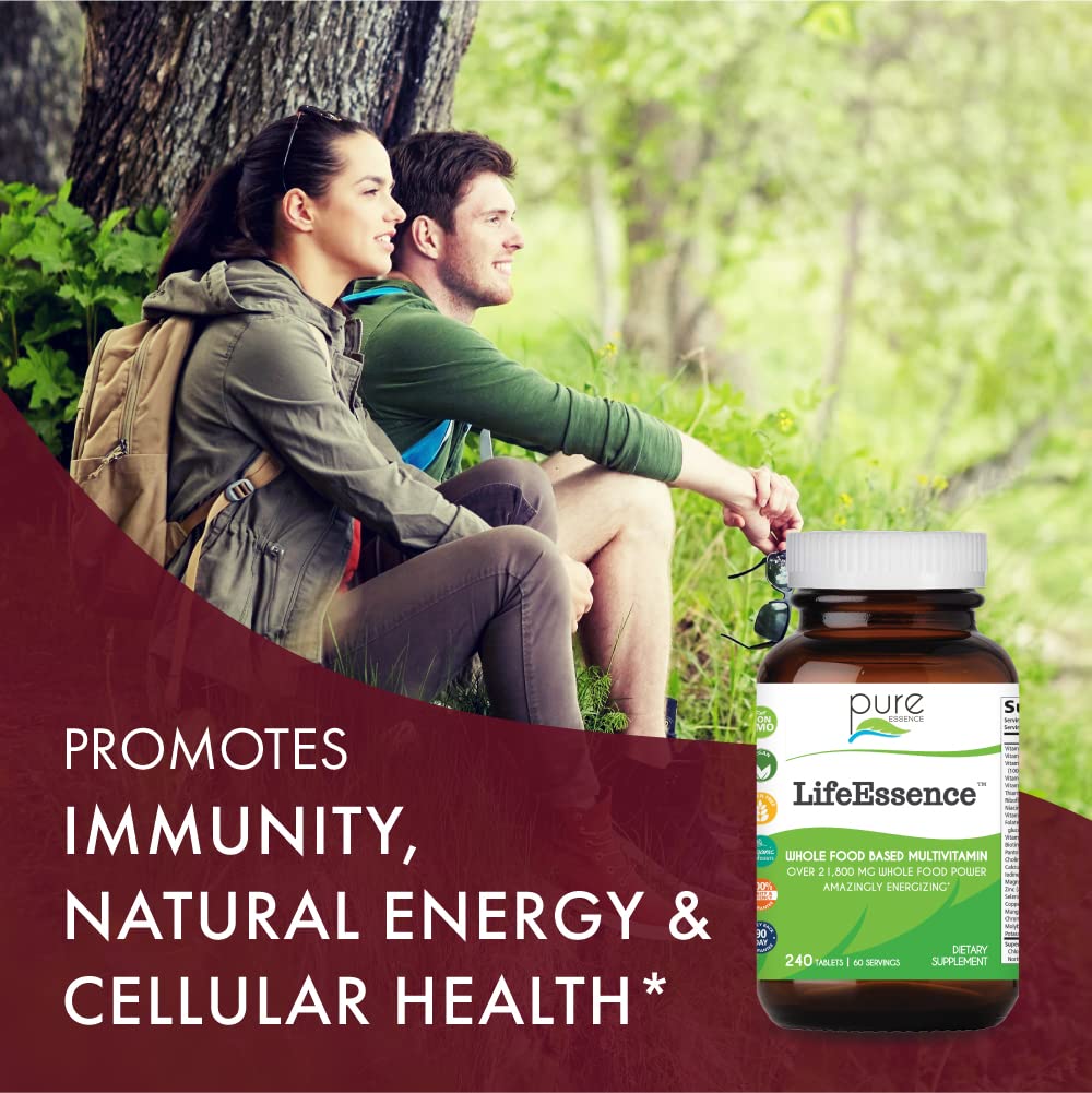 PURE ESSENCE LABS Multivitamins 120 Tablets bottle with label