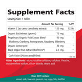 PURE ESSENCE LABS Whole-C Vitamin C Supplement bottle with tablets