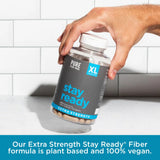 Pure for Men Extra Strength Stay Ready Fiber 280g with water glass