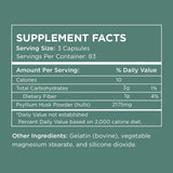Pure for Men Psyllium Husk Fiber Capsules packaging details