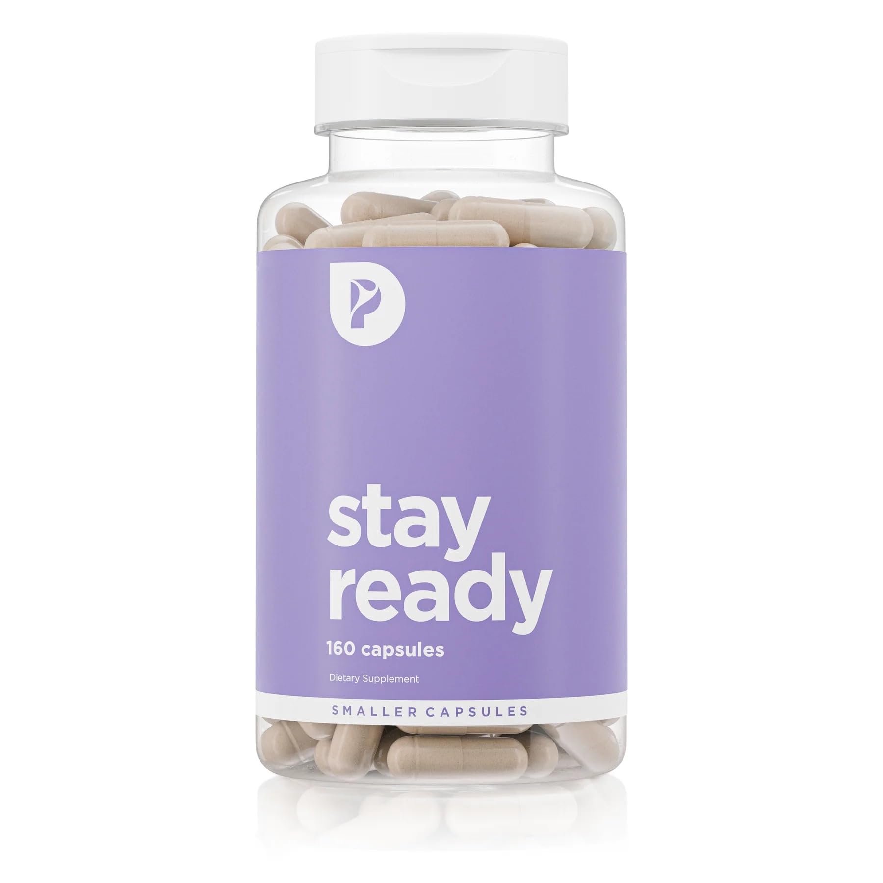 Pure for Men Stay Ready Fiber Capsules front view with packaging