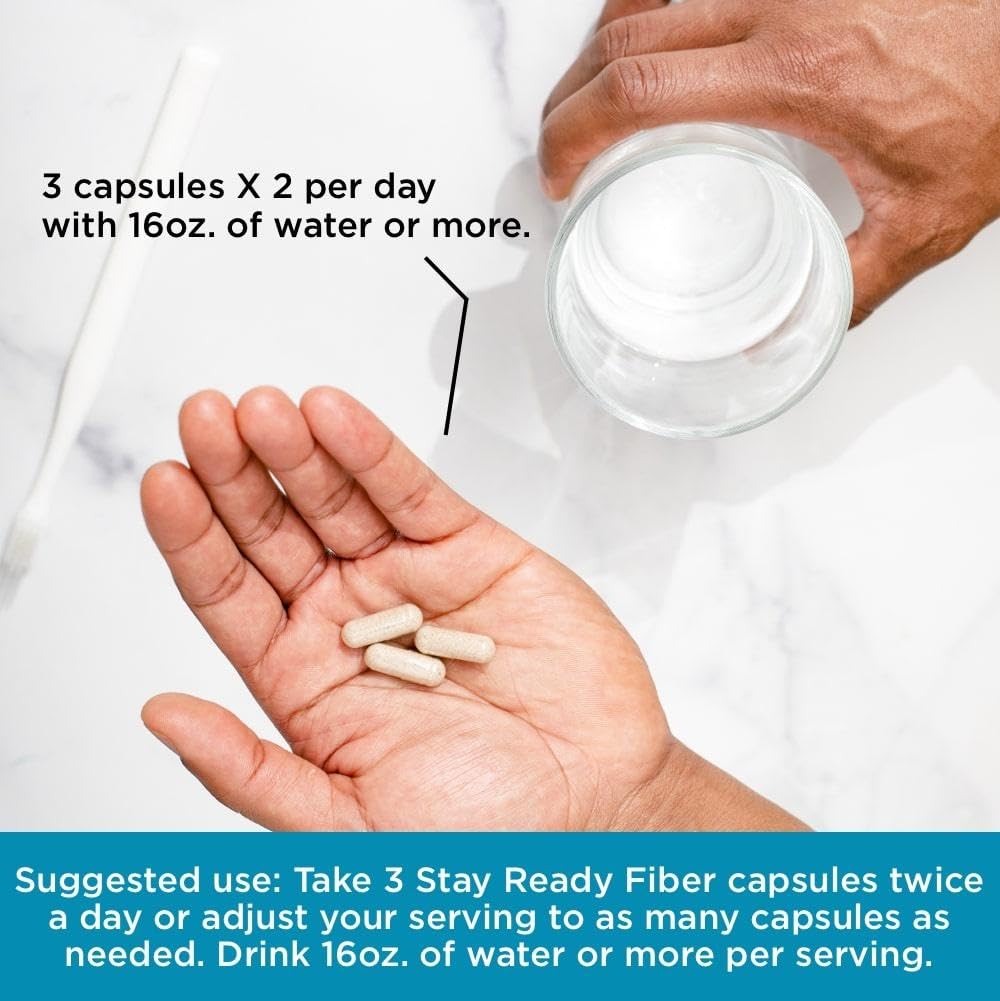 Pure for Men Stay Ready Fibre Capsules with measuring cup