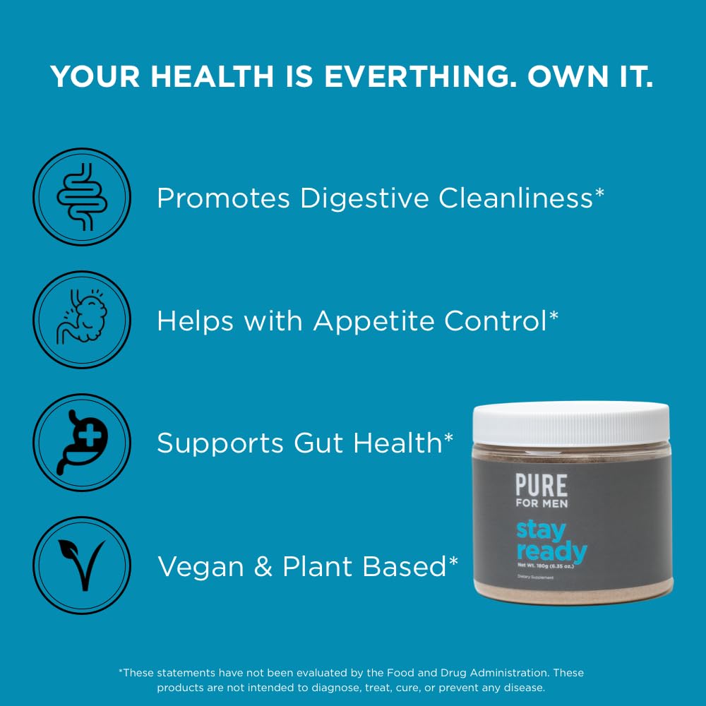 Pure for Men Stay Ready Fibre Powder ingredients list