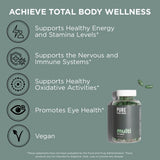 Pure for Men Stay Ready Multi Multivitamin 120 Tablets ingredients list