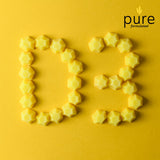 pure formulated Calcium Gummies with Vitamin D3 packaging