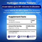 PURE HEALTH MAX Magnesium Tablets bottle with dosage instructions