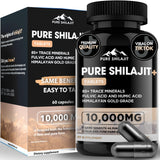 PURE HEALTH MAX Shilajit Capsules side view showing capsule size