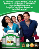 Pure Healthland Multivitamin open bottle with tablets