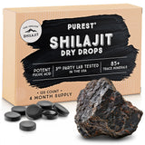 Pure Himalayan Shilajit Dry Drops 24g front view