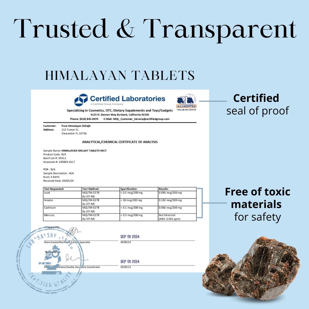 Pure Himalayan Shilajit solid supplement close-up