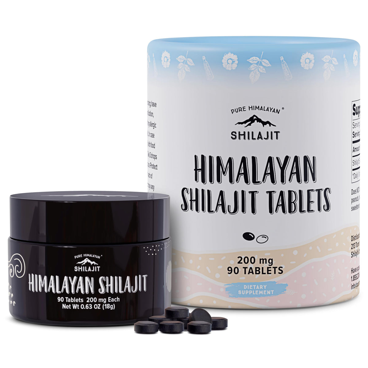 Pure Himalayan Shilajit solid supplement front view