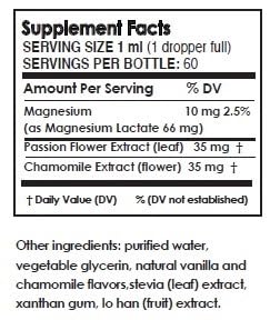Pure Inventions Tranquility Vanilla Water Infusion Drops with herbal ingredients
