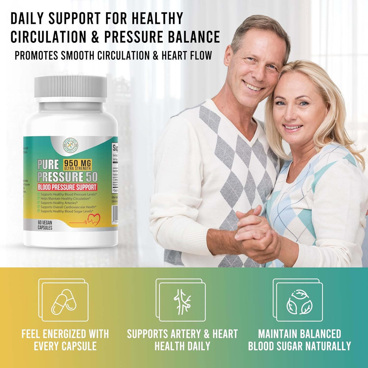 Pure Life Formulas Hawthorn Berry Supplement lifestyle scene