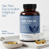 Pure Micronutrients Fish Oil Omega 3 Supplement in hand