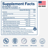 Pure Micronutrients Fish Oil Omega 3 Supplement with lemon slices