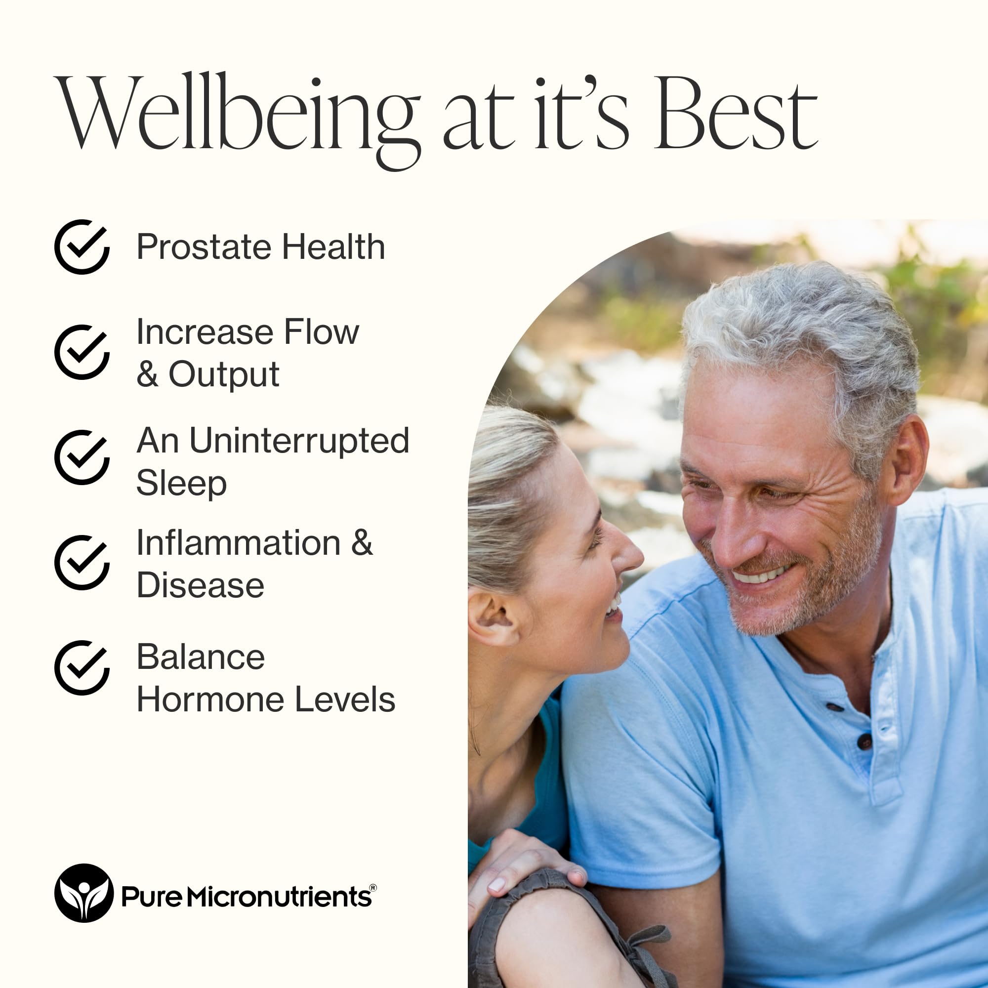 Pure Micronutrients Prostate Support Formula 75g side view