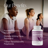 Pure Micronutrients Resveratrol Capsules 50% Standardised bottle with label