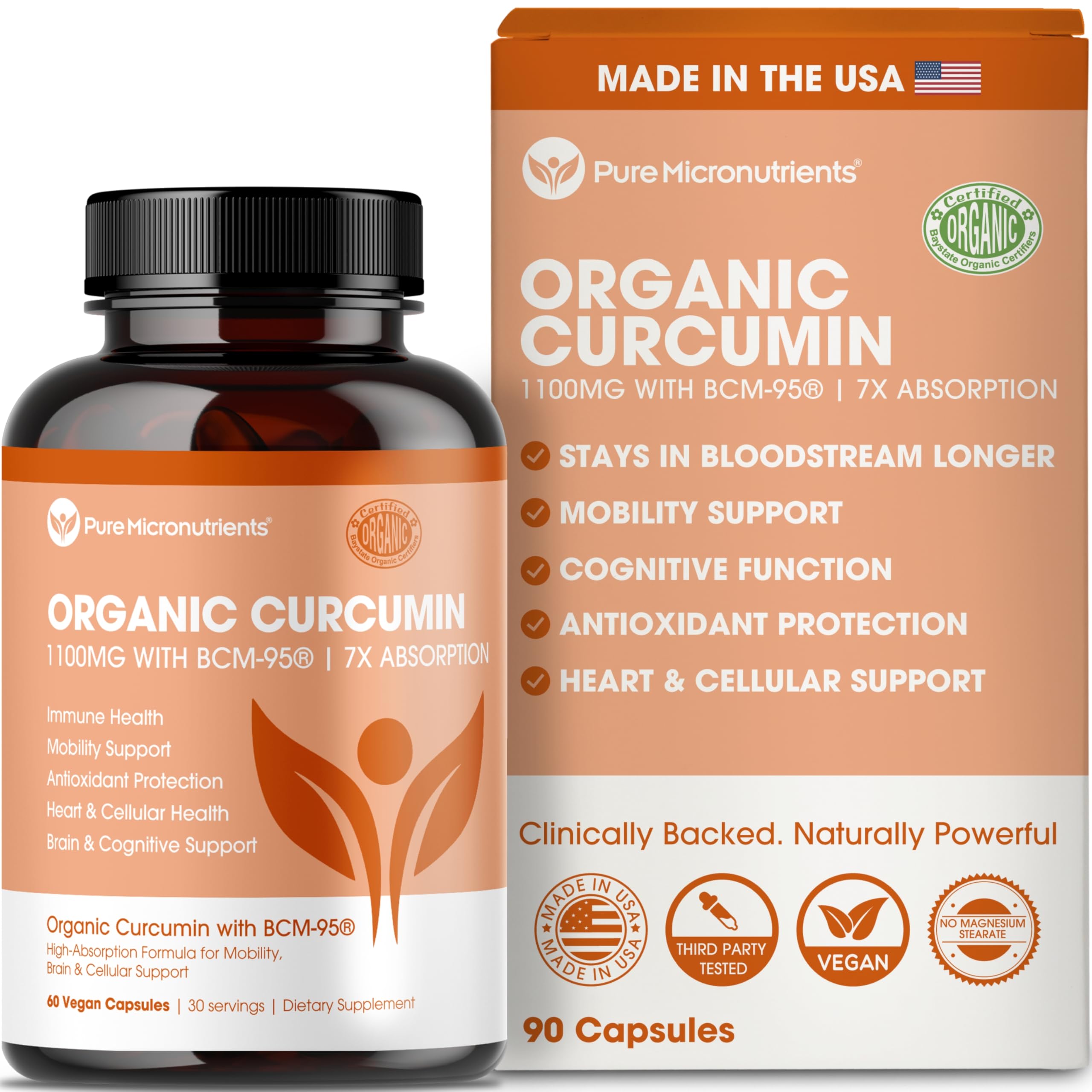 Pure Micronutrients Turmeric Supplement 70g front view