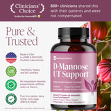Pure Micronutrients UT Support supplement back view with nutritional information