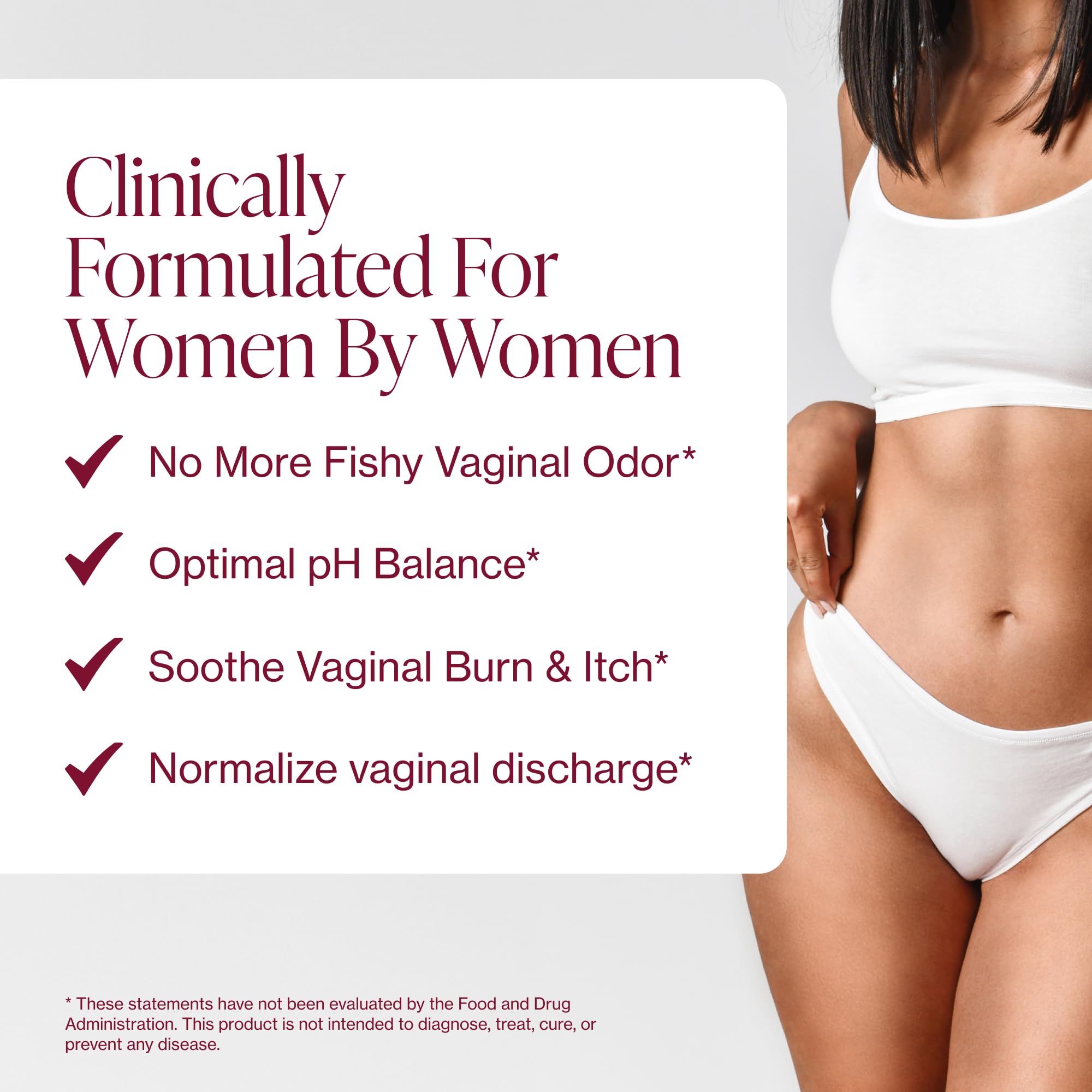 Pure Micronutrients Vaginal Probiotics side view with label