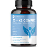 Pure Micronutrients Vitamin D3 & K2 Supplement bottle front view