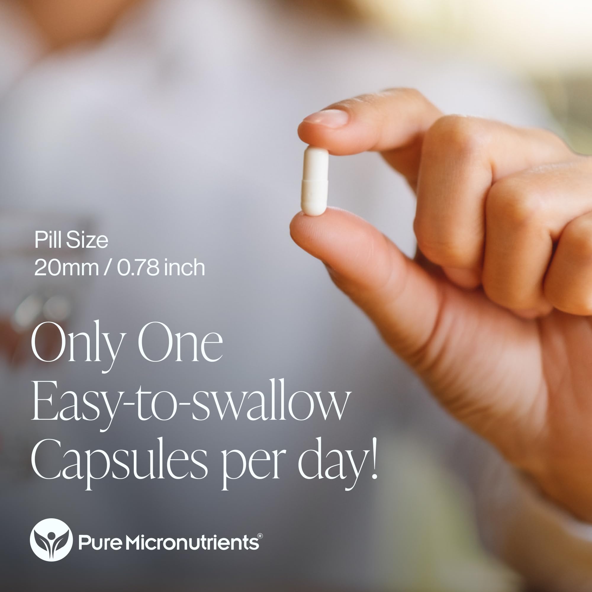 Pure Micronutrients Vitamin D3 & K2 Supplement bottle top view
