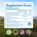 Pure Micronutrients Vitamin D3 & K2 Supplement packaging details