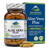 Pure Mountain Botanicals Aloe Vera Supplement 60 capsules front view