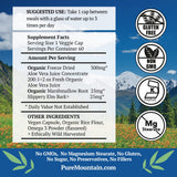 Pure Mountain Botanicals Aloe Vera Supplement bottle with label