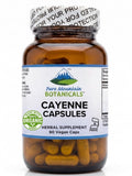 Pure Mountain Botanicals Cayenne Pepper Capsules bottle front view