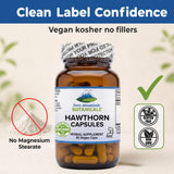 Pure Mountain Botanicals Hawthorn Berry Supplement ingredients list