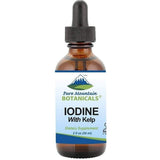 Pure Mountain Botanicals Iodine Liquid Supplement front view