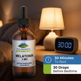 Pure Mountain Botanicals Liquid Melatonin 3mg Drops packaging