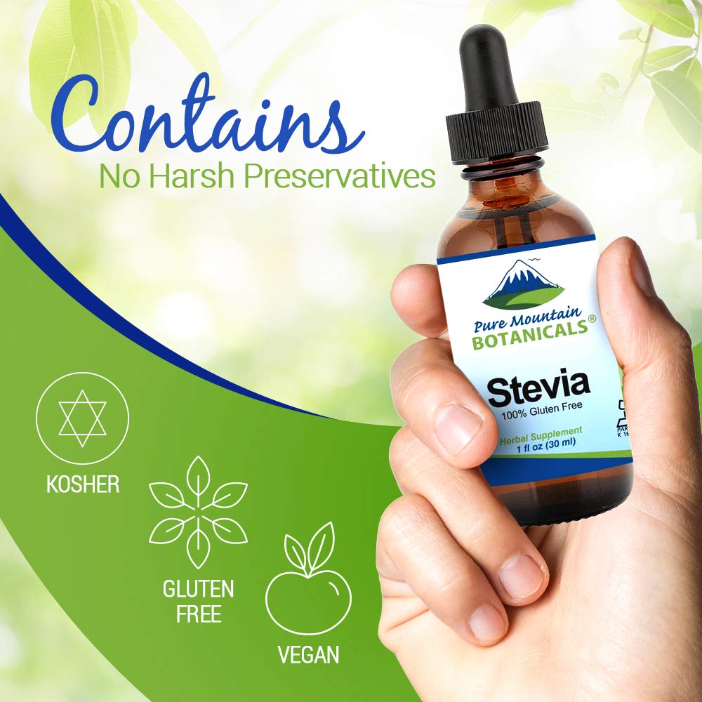 Pure Mountain Botanicals Liquid Stevia Drops in a recipe